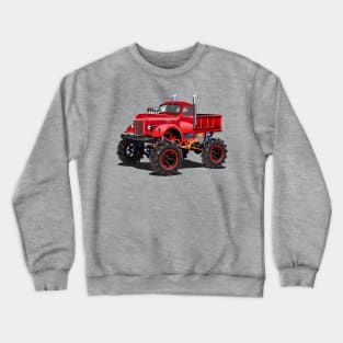 Cartoon monster truck Crewneck Sweatshirt